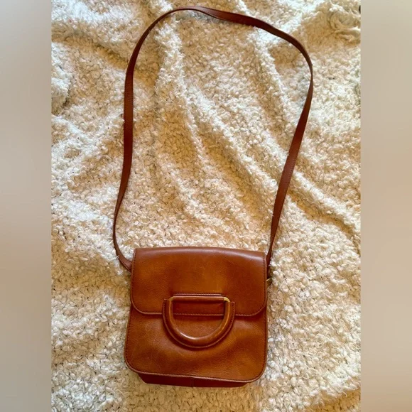 Madewell Brown Leather Crossbody Bag. Used once - Picture 2 of 6